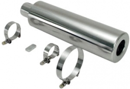 Racing Muffler Only, w/ Mounting Clamps