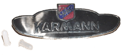 Side Body Badge, "Karmann Ghia"