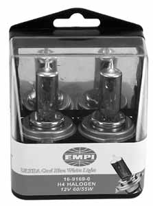 Ultra Cool Clear White Light, H4 12V 60/55W, Clear, Each