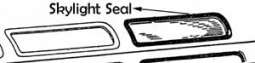 Seal, Skylight Window, Top, Bus'S - ' 67