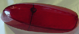 Tail Light Lens, '62-'69, Type 3 All Red