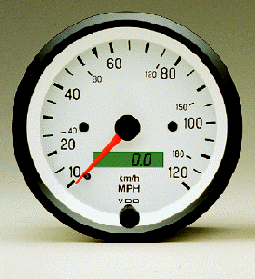 Speedometer, 3 3/8", 120MPH