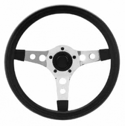 Grant  Steering Wheel 13" Sport Thick Foam, 3.50" Dish, Black or Chrome