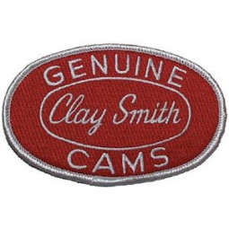 Clay Smith Red & White Oval Patch