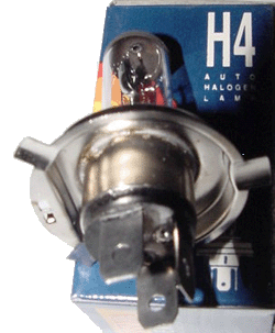 Bulb,H4 Replacement Halogen,12 Volt,60/55W