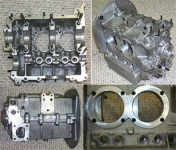 New Engine Case 1500-1600 Cc Dual Relief Aluminum