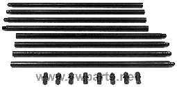 3/8" Chromoly Push Rods, 10.650 OAL, Set of 8