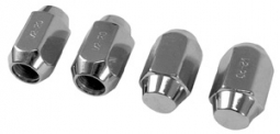 Chrome Lug Nuts, 1/2-20 (For Steel Wheels) Set of 4
