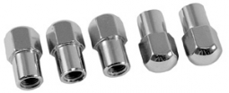 Chrome Lug Nuts, M12-1.5 (For Steel Wheels) Set of 4
