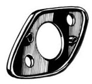 Karmann ghia exterior mirror base seals - pair