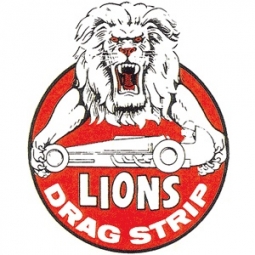 Lions Drag Strip Sticker