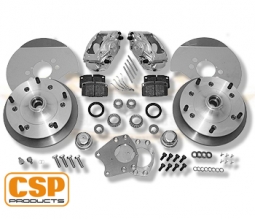 CSP Conversion Kit to Front Disc Brake 5/205 - Thing - Bug/Karmann Ghia 68- (drum-brake spindle)